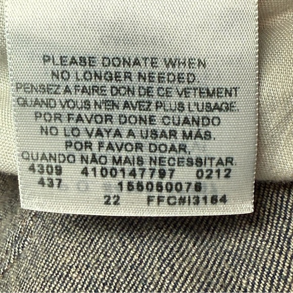 LEVI'S 505 Straight Leg Mid Rise Back Flap Whiskered Jeans WOMEN'S Size 8S EUC - Picture 12 of 12